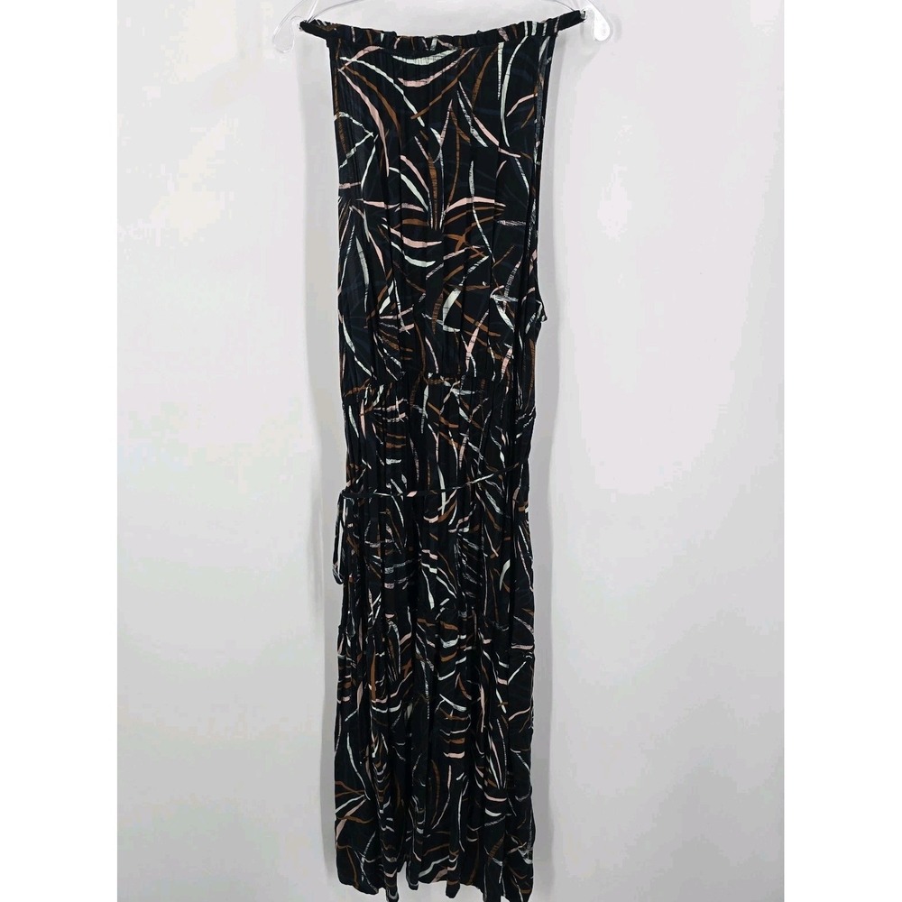 Ava‎ & Viv Dress Womens 2X Multicolor Abstract Halter Maxi Dress